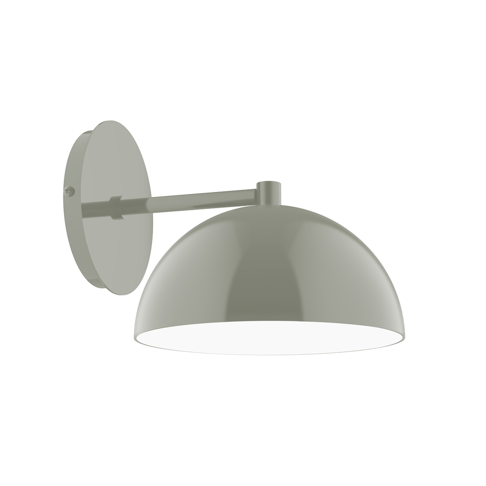 8" Arcade Wall Sconce, Moss Green