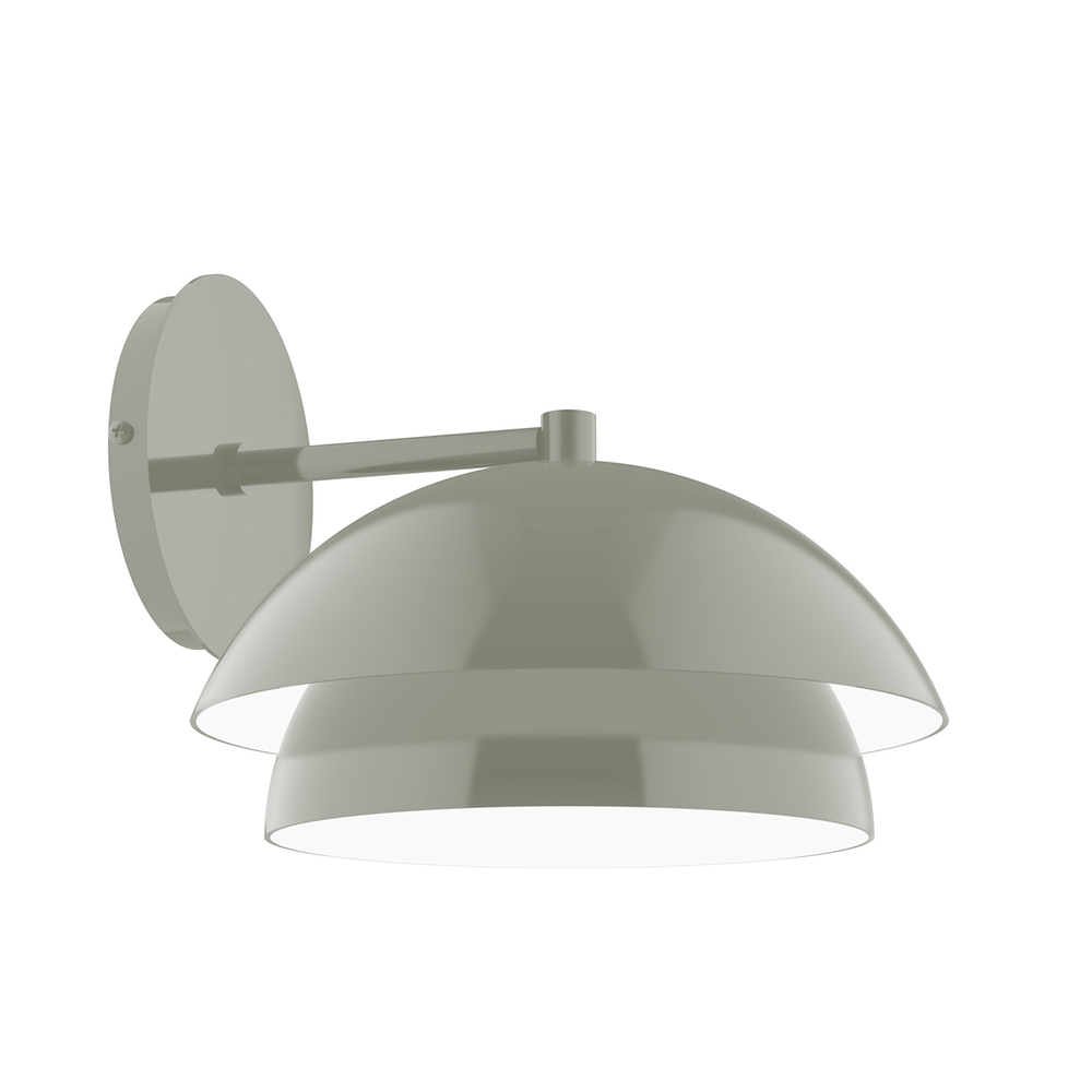 10" Nest Wall Sconce, Moss Green