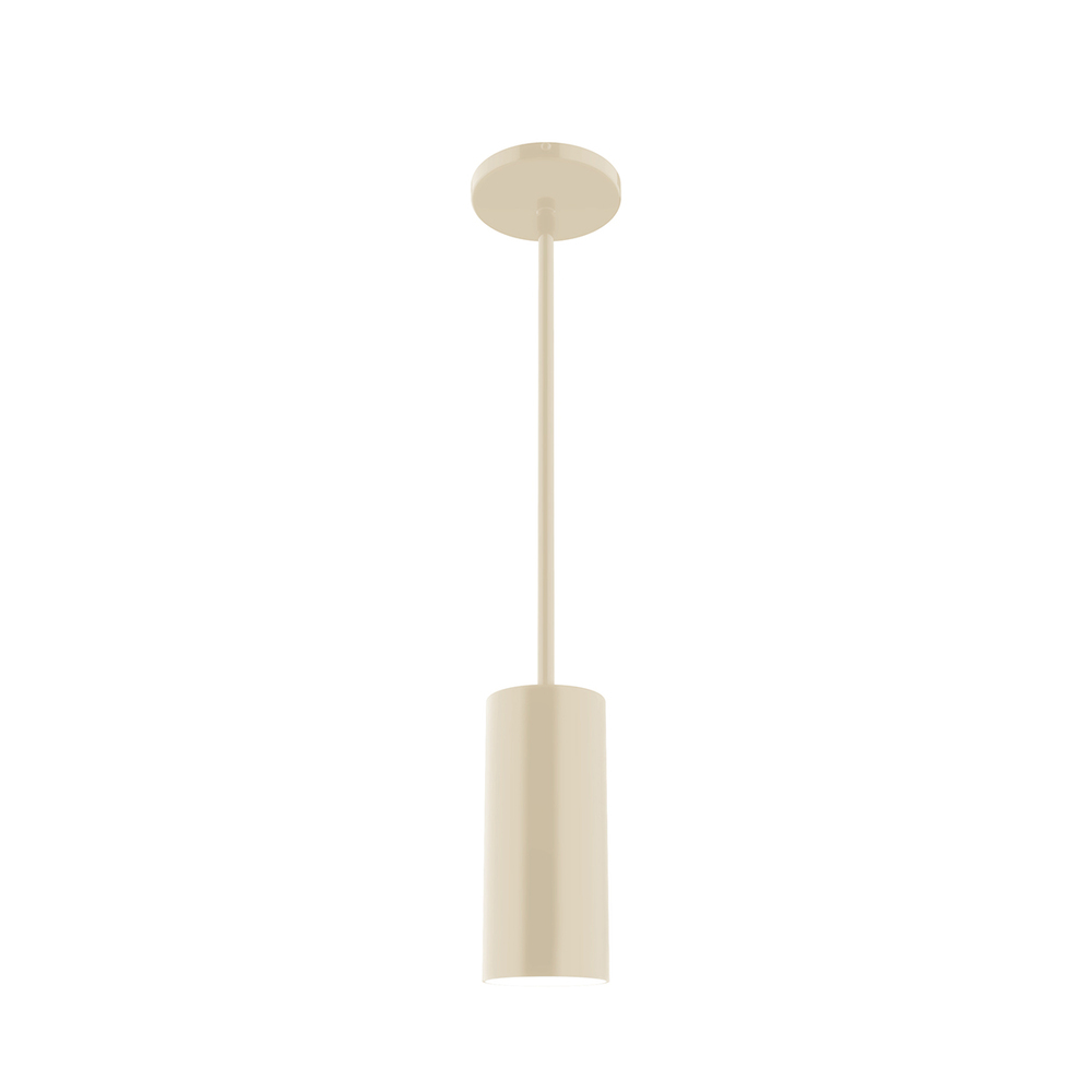 3.5" Jordan Stem Hung Pendant, Silk Gray