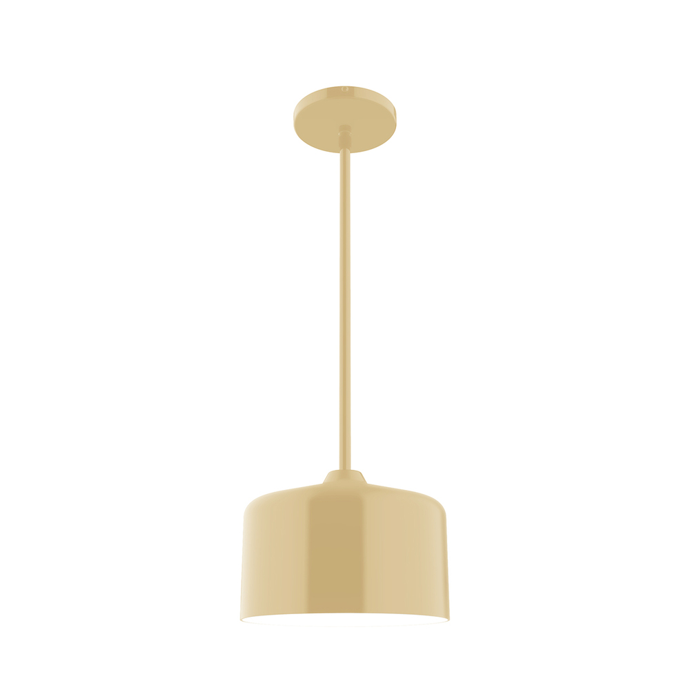 8.5" Julia Stem Hung Pendant, Ivory