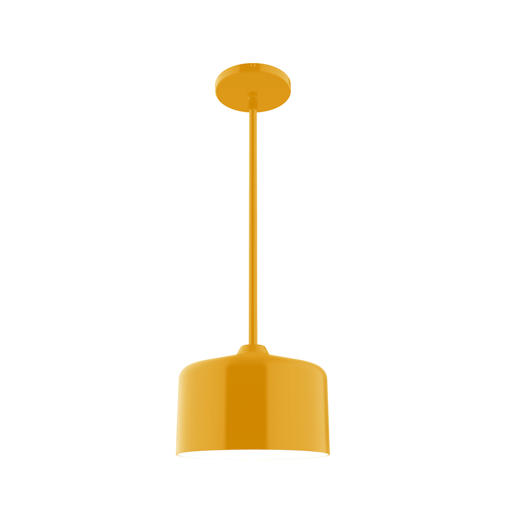 8.5" Julia Stem Hung Pendant, Bright Yellow