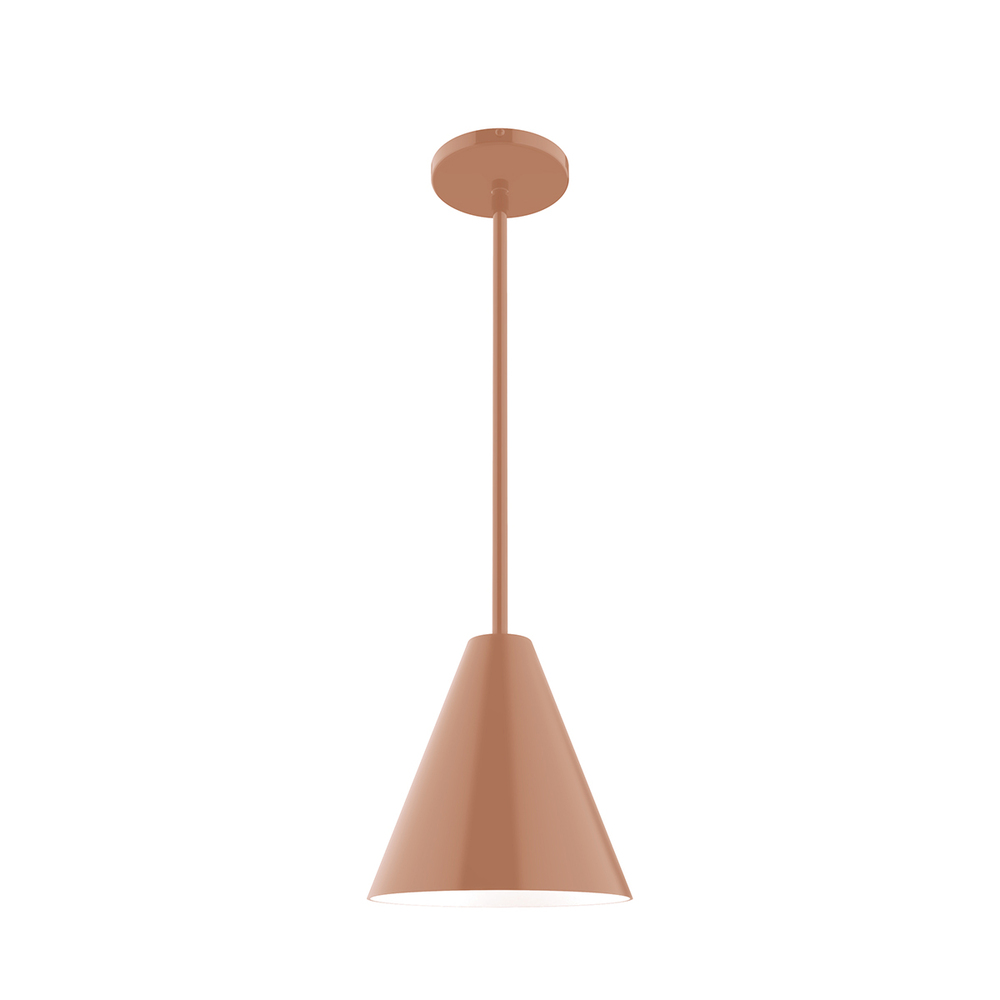 8" Jynx Stem Hung Pendant, Terracotta