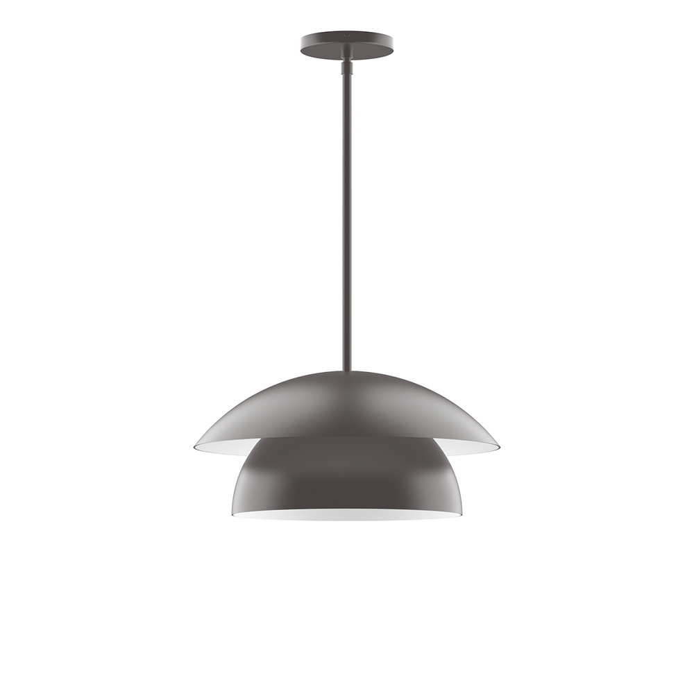 16" Nest Stem Hung Pendant, Bronze Matte