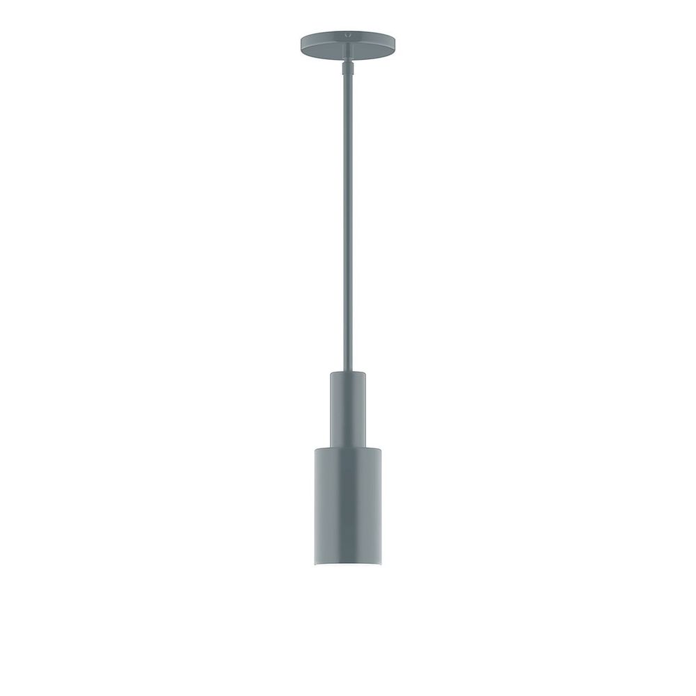 3.5" Spark Stem Hung Pendant, Slate Gray