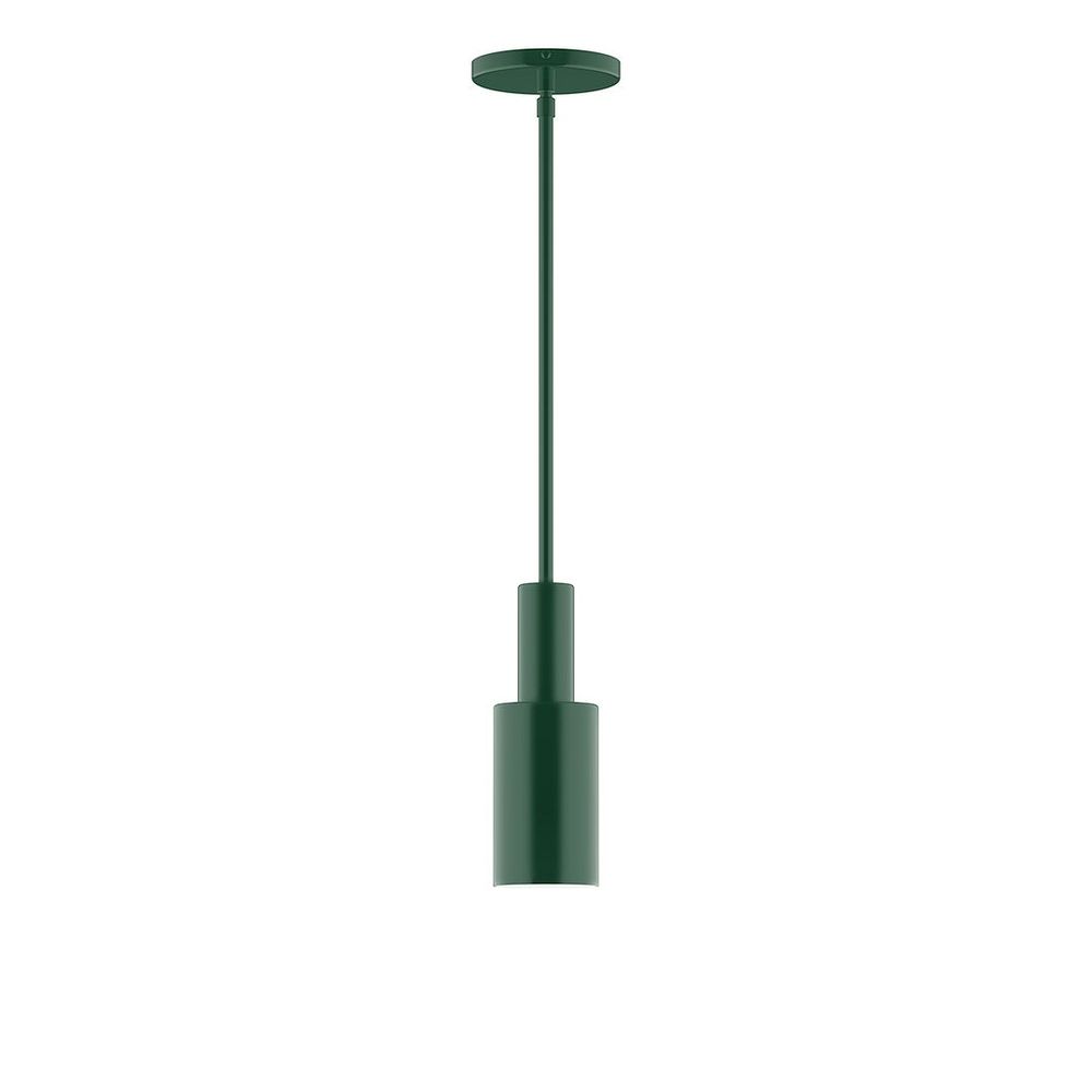 3.5" Spark Stem Hung Pendant, Forest Green