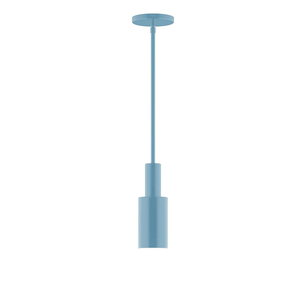 3.5" Spark Stem Hung Pendant, Light Blue