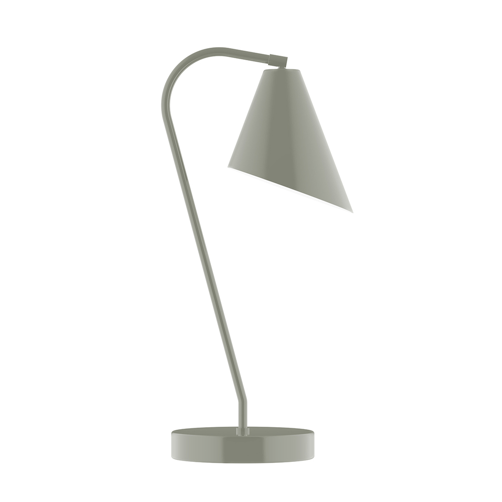 23" Jasmine Table Lamp, Moss Green
