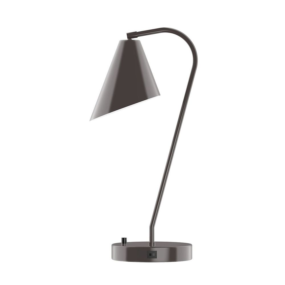 23" Jasmine Table Lamp, Architectural Bronze