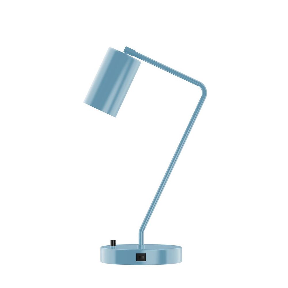 21.5" J-Series Table Lamp, Light Blue