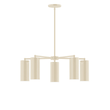 Montclair Light Works CHC418-16 - 5-Light Jordan Chandelier, Cream