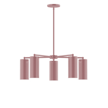 Montclair Light Works CHC418-20 - 5-Light Jordan Chandelier, Mauve
