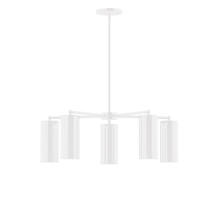 Montclair Light Works CHC418-44 - 5-Light Jordan Chandelier, White