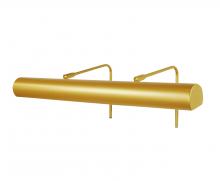 Montclair Light Works CPA322-75 - 24" Gallery LED picture light, Gold Matte