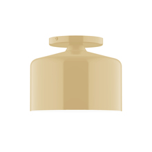 Montclair Light Works FMD419-17 - 8.5" Julia Flush Mount, Ivory