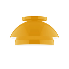 Montclair Light Works FMDX445-21 - 10" Nest Flush Mount, Bright Yellow
