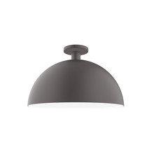 Montclair Light Works FMDX472-57 - 18" Ray Flush Mount, Bronze Matte