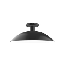 Montclair Light Works FMDX476-41 - 16" Glow Flush Mount, Black