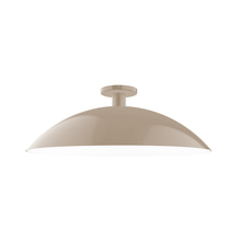Montclair Light Works FMDX477-18 - 24" Glow Flush Mount, Clay