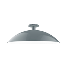 Montclair Light Works FMDX477-40 - 24" Glow Flush Mount, Slate Gray
