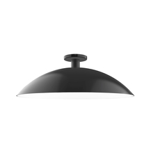 Montclair Light Works FMDX477-41 - 24" Glow Flush Mount, Black