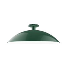 Montclair Light Works FMDX477-42 - 24" Glow Flush Mount, Forest Green