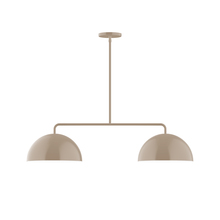 Montclair Light Works MSG432-18 - 2-Light Arcade Linear Pendant, Clay