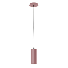 Montclair Light Works PEB418-20 - 3.5" Jordan shade, black cord with canopy, Mauve