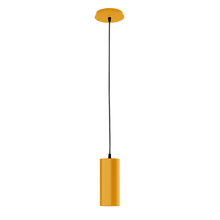 Montclair Light Works PEB418-21-C21 - 3.5" Jordan shade, white cord with canopy, Bright Yellow