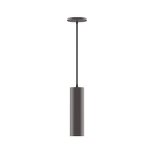 Montclair Light Works PEB426-57 - 3.5" x 12" Beam Pendant, Bronze Matte