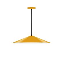 Montclair Light Works PEB429-21 - 24" Vessel Pendant, Bright Yellow
