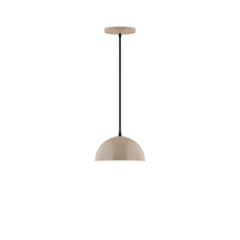 Montclair Light Works PEB431-18 - 8" Arcade Pendant, Clay