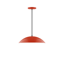 Montclair Light Works PEB438-26 - 16" Plateau Pendant, Vermillion