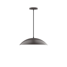 Montclair Light Works PEB438-57 - 16" Plateau Pendant, Bronze Matte