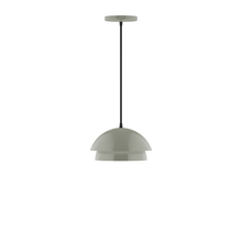 Montclair Light Works PEBX445-24 - 10" Nest Pendant, Moss Green