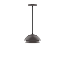 Montclair Light Works PEBX445-57 - 10" Nest Pendant, Bronze Matte