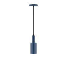 Montclair Light Works PEBX450-50-C21 - 3.5" Spark Pendant, white cord with canopy, Navy