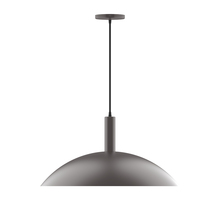 Montclair Light Works PEBX467-57 - 18" Chase Pendant, Bronze Matte
