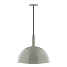 Montclair Light Works PEBX472-24 - 18" Ray Pendant, Moss Green