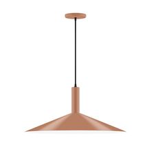 Montclair Light Works PEBX478-19 - 24" Zing Pendant, Terracotta