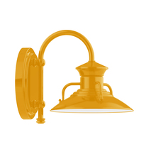 Montclair Light Works SCB140-21 - 8" Homestead shade, wall mount sconce, Bright Yellow