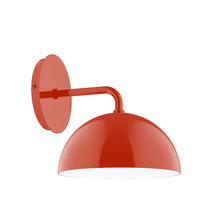 Montclair Light Works SCJ431-26 - 8" Arcade Wall Sconce, Vermillion