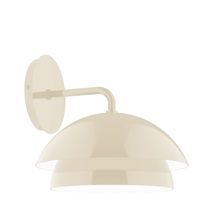 Montclair Light Works SCJX445-16 - 10" Nest Wall Sconce, Cream