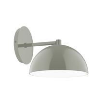 Montclair Light Works SCK431-24 - 8" Arcade Wall Sconce, Moss Green