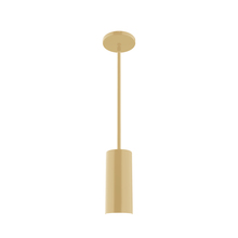 Montclair Light Works STG418-17 - 3.5" Jordan Stem Hung Pendant, Ivory