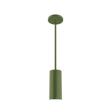 Montclair Light Works STG418-22 - 3.5" Jordan Stem Hung Pendant, Fern Green