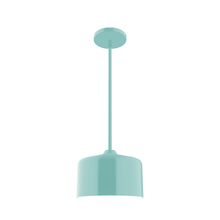 Montclair Light Works STG419-48 - 8.5" Julia Stem Hung Pendant, Sea Green