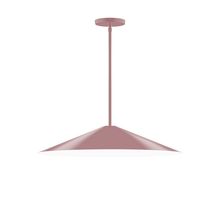Montclair Light Works STG429-20 - 24" Vessel Stem Hung Pendant, Mauve