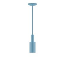 Montclair Light Works STGX450-54 - 3.5" Spark Stem Hung Pendant, Light Blue
