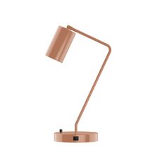 Montclair Light Works TLD425-19 - 21.5" J-Series Table Lamp, Terracotta