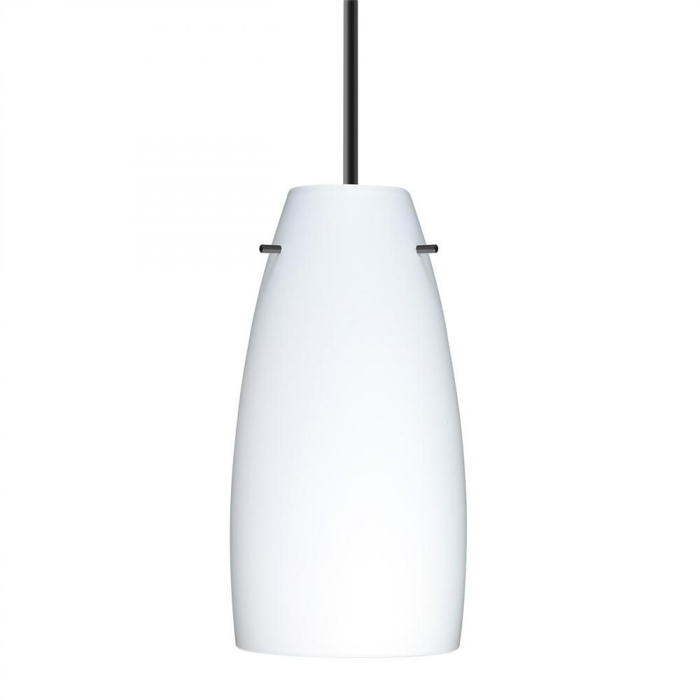 Besa Tao 10 LED Pendant For Multiport Canopy Opal Matte Black 1x9W LED